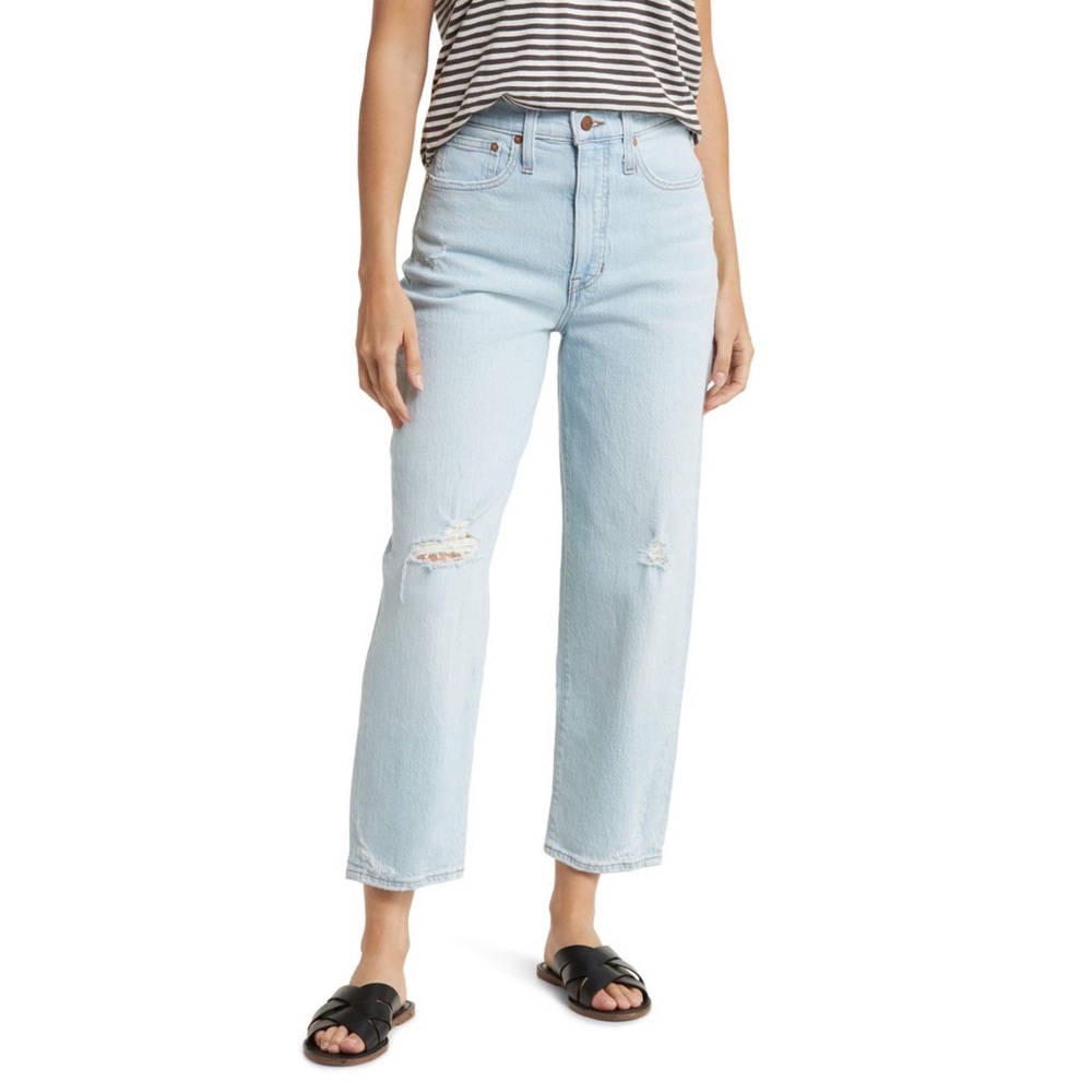 Madewell Balloon Jeans in Baleberry Wash